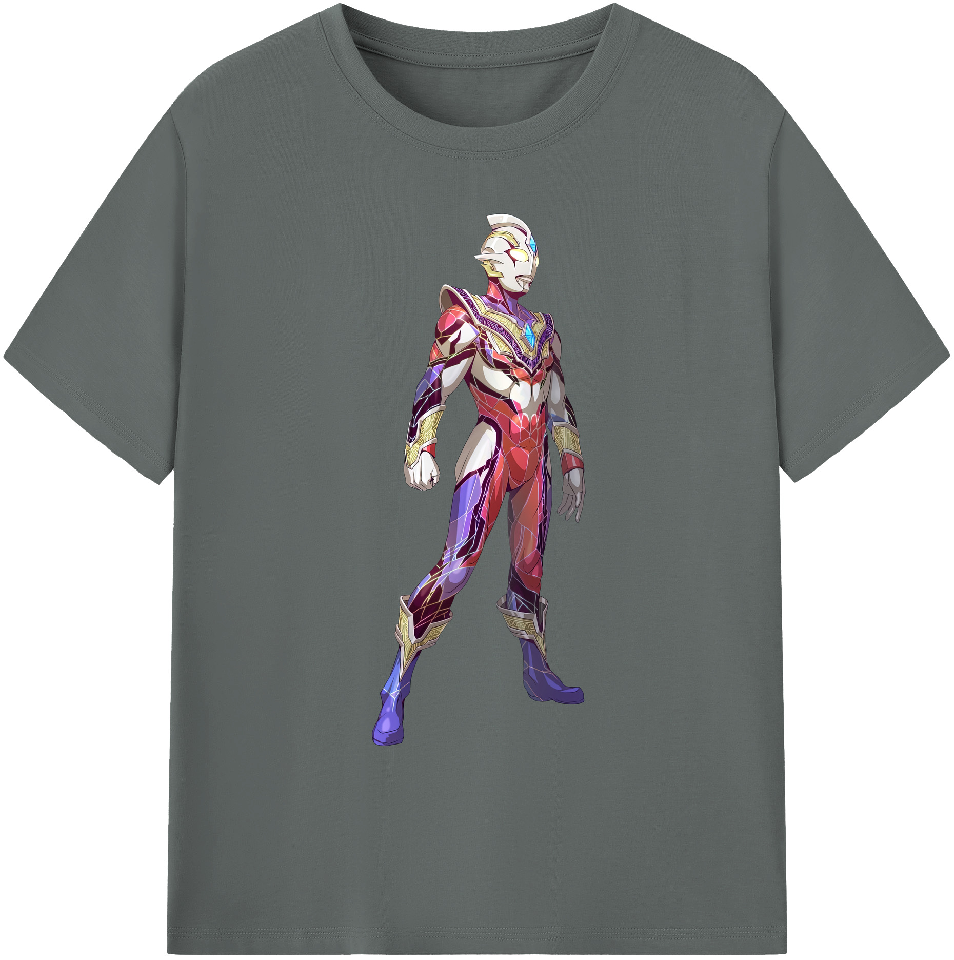 （画像用） ウルトラマン Ultraman 綿100％ メンズ半袖Tシャツ｜肌触りやわらか＆通気性